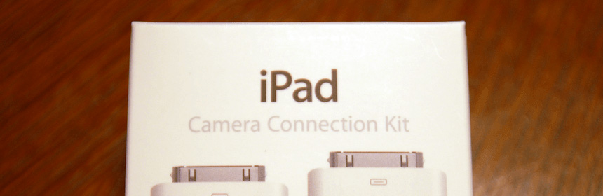 Apple Camera Connection KitでiPhone→iPadへ写真・動画を転送