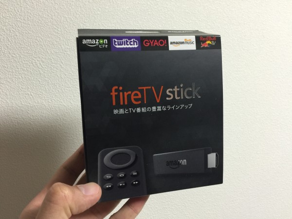 fireTV stickがやってきた