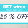 wirexカードを25%オフで入手する方法